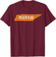 Retro Tennessee Mamaw for Tennessee Grandma Mama Mother T-Shirt - T-Shirt | Maroon