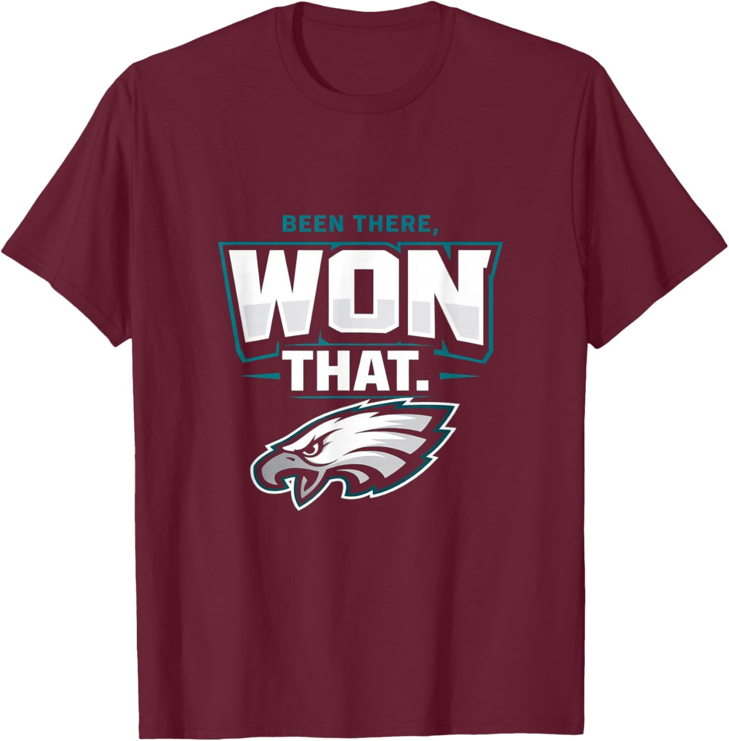 Been There Won That Bold Victory Fan Graphic T-Shirt - T-Shirt | Maroon