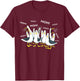 Funny mom Shirt Humor Gifts for Mothers Day Mom Mom Seagull T-Shirt - T-Shirt | Maroon