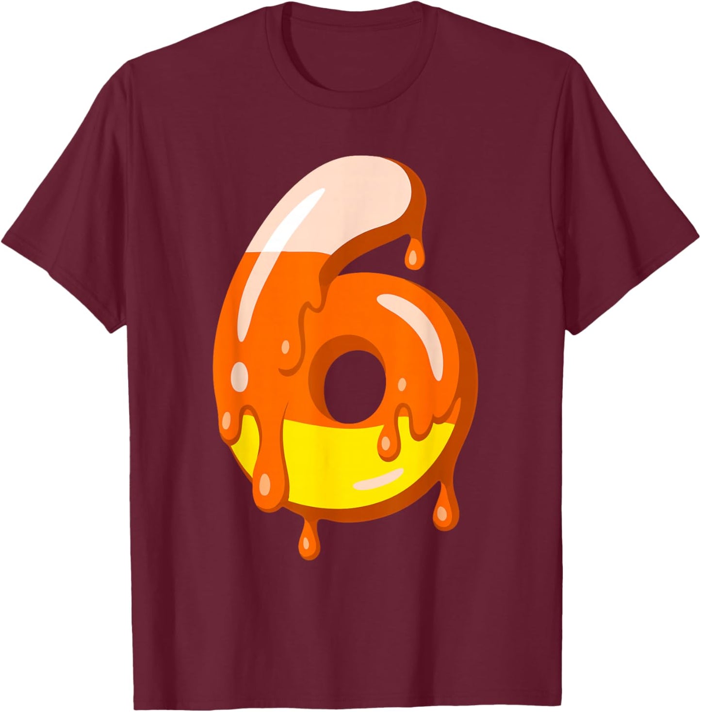 Six Seven Meme Matching Halloween Costume T-Shirt - T-Shirt | Maroon
