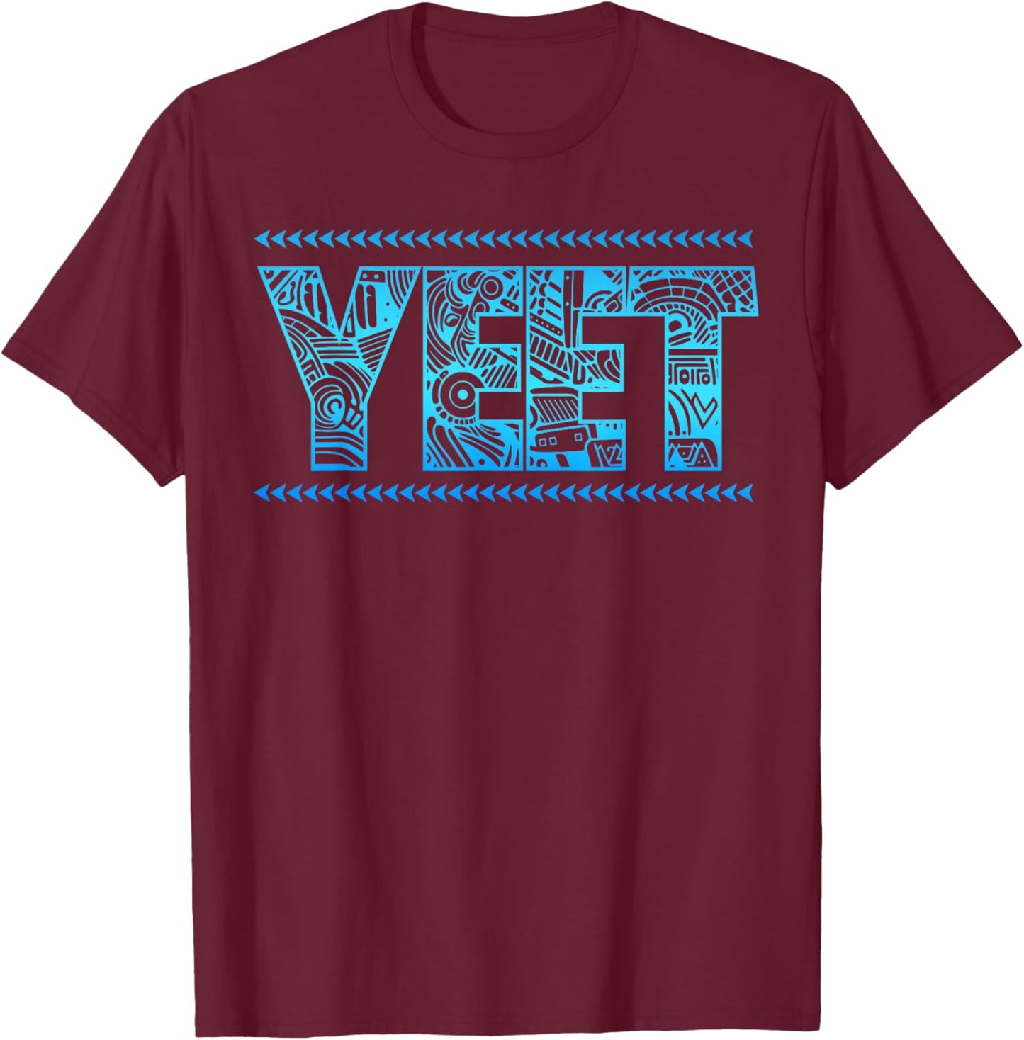 Yeet Funny Summer Saying Quote Slang Men Boys Kids Women T-Shirt - T-Shirt | Maroon