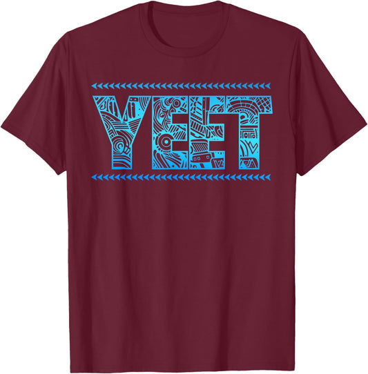 Yeet Funny Summer Saying Quote Slang Men Boys Kids Women T-Shirt - T-Shirt | Maroon