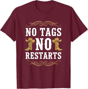 Teacher Line Dancing No Tags No Restarts T-Shirt - T-Shirt | Maroon