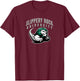 SRU Slippery Rock University Primary Logo T-Shirt - T-Shirt | Maroon