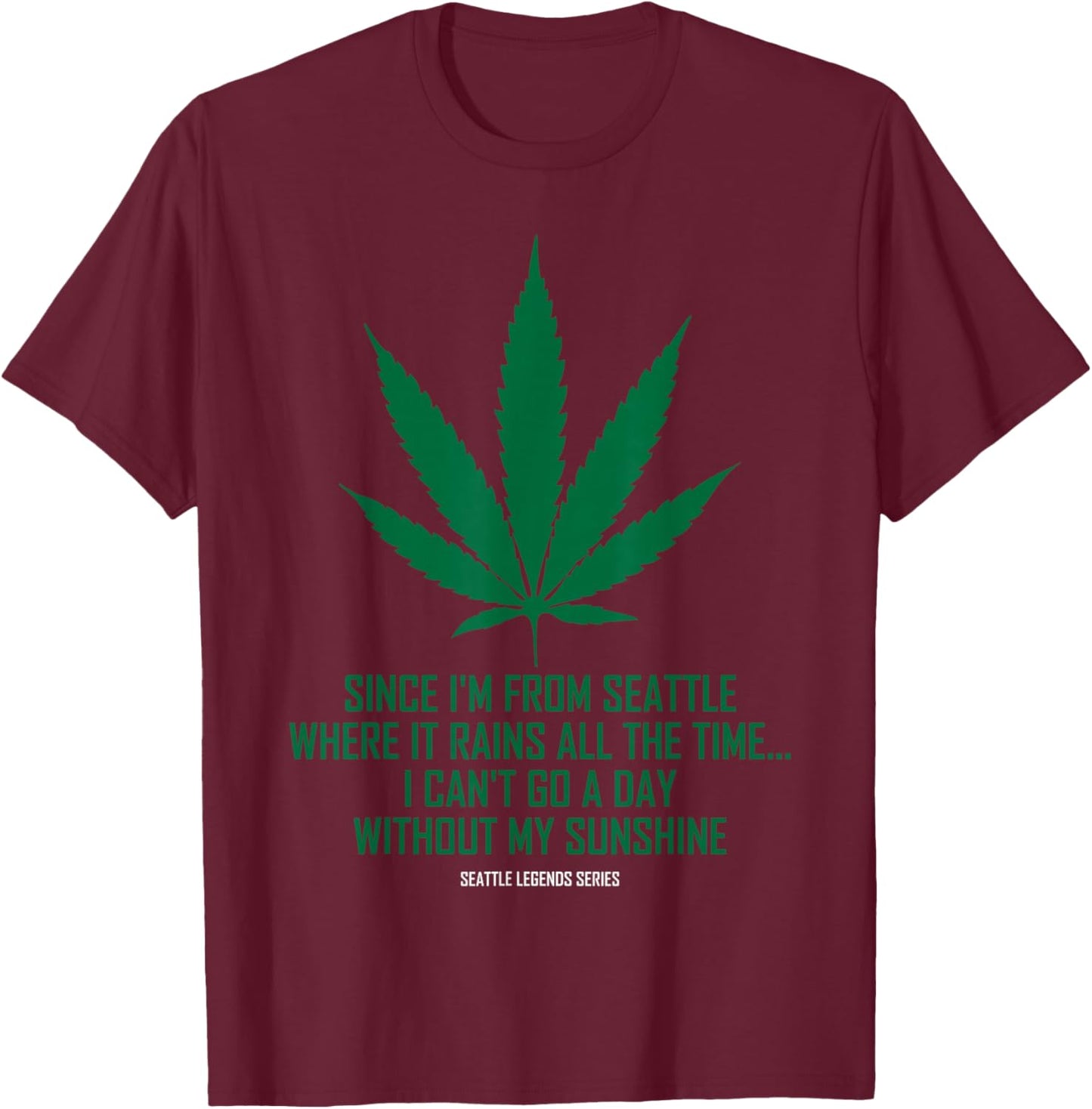 Seattle Sunshine T-Shirt - T-Shirt | Maroon