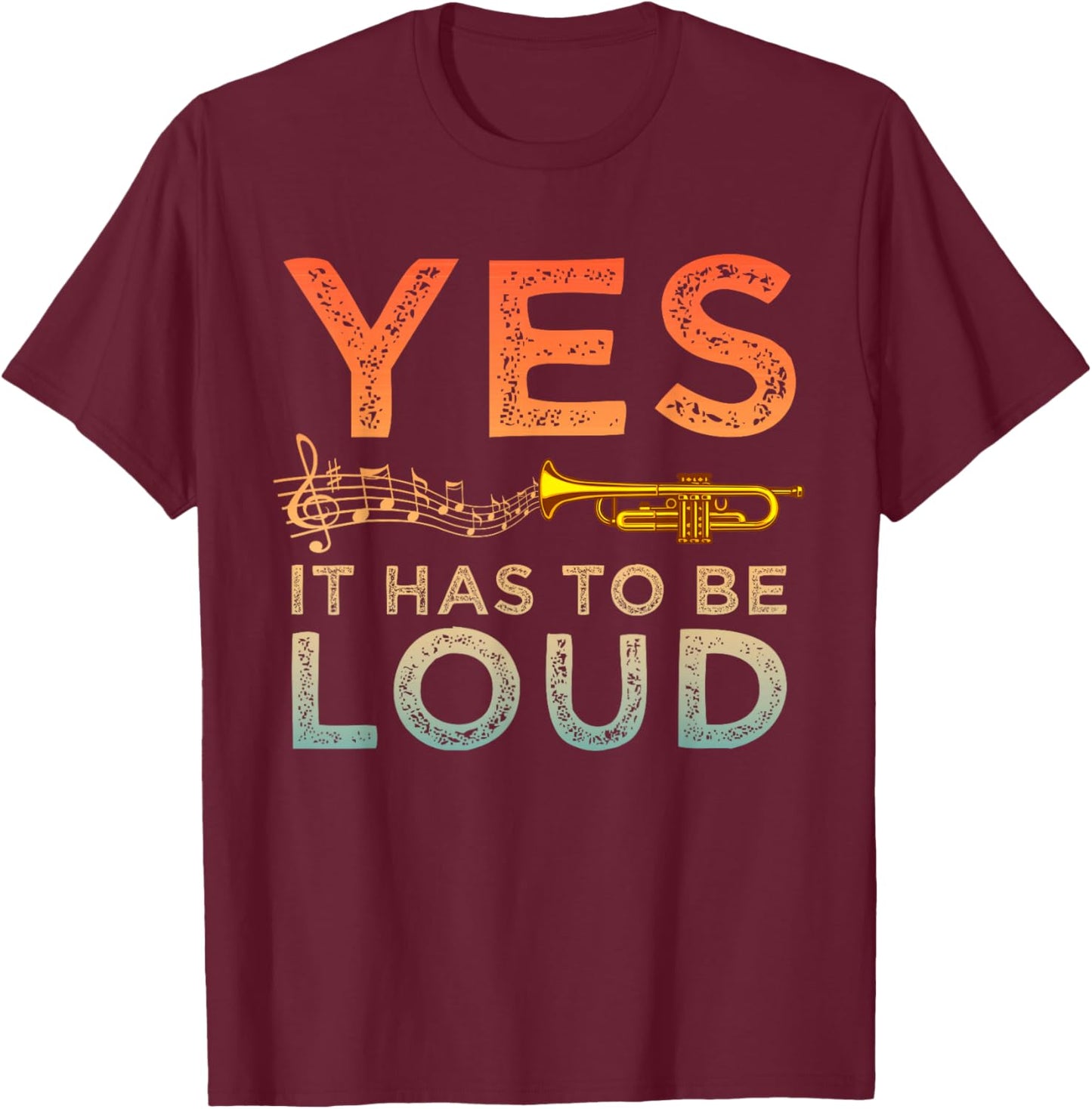 Best Trumpet Player Art Women Trumpetist Gag Trumpet T-Shirt - T-Shirt | Maroon