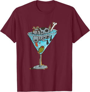Funny Dog Cartoon Humor, Dog mom, Dog dad, Dog Lover T-Shirt - T-Shirt | Maroon