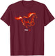 1966 Year of The Fire Horse 60th Birthday Japanese Art T-Shirt - T-Shirt | Maroon