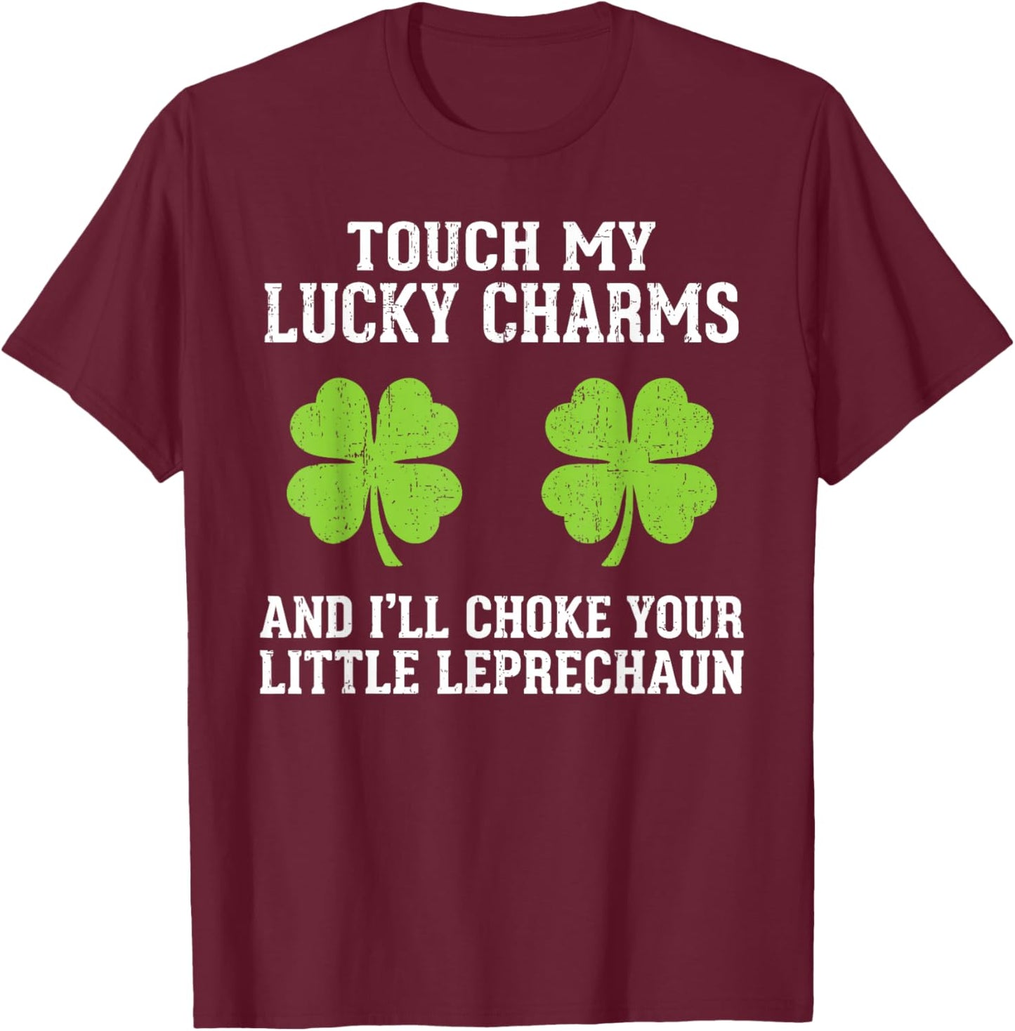 St Patricks Day Vintage Lucky Shamrock Fun St Paddys Women T-Shirt - T-Shirt | Maroon