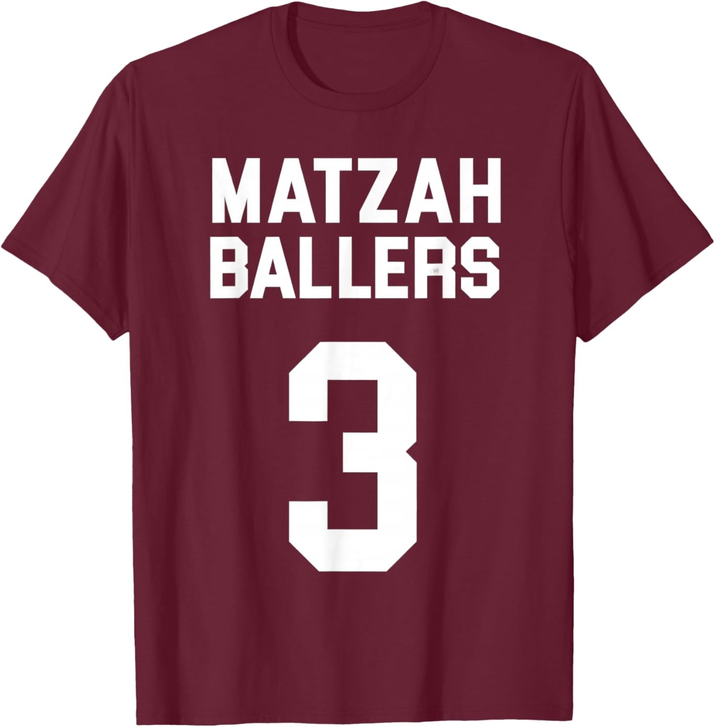 Matzah Ballers - Nobody Wants This T-Shirt - T-Shirt | Maroon