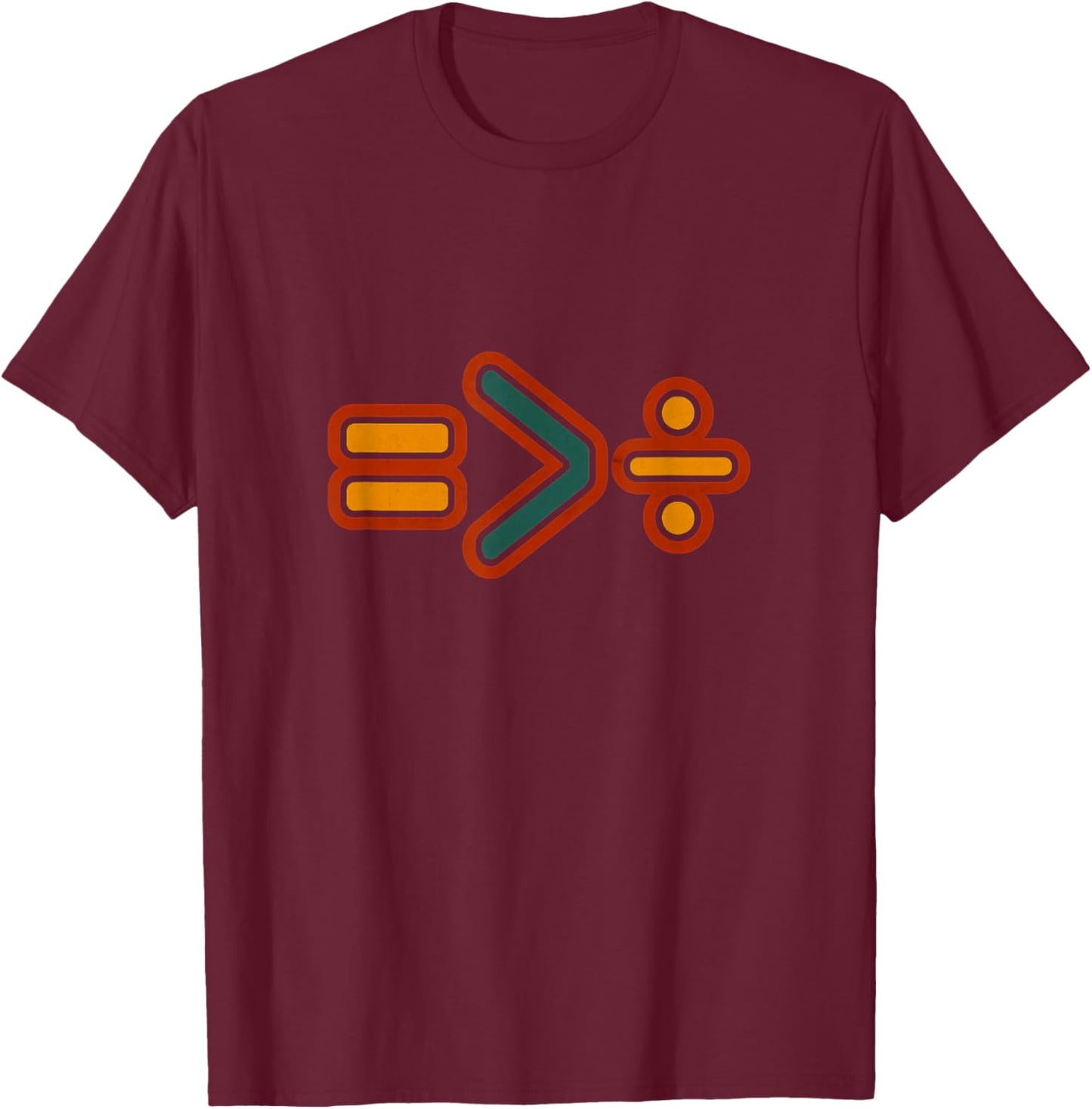 Equality Beats Division T-Shirt - T-Shirt | Maroon