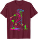 Softball Girl Ice Cream Softball Drip T-Shirt - T-Shirt | Maroon