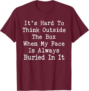 When My Face is Always T-Shirt - T-Shirt | Maroon