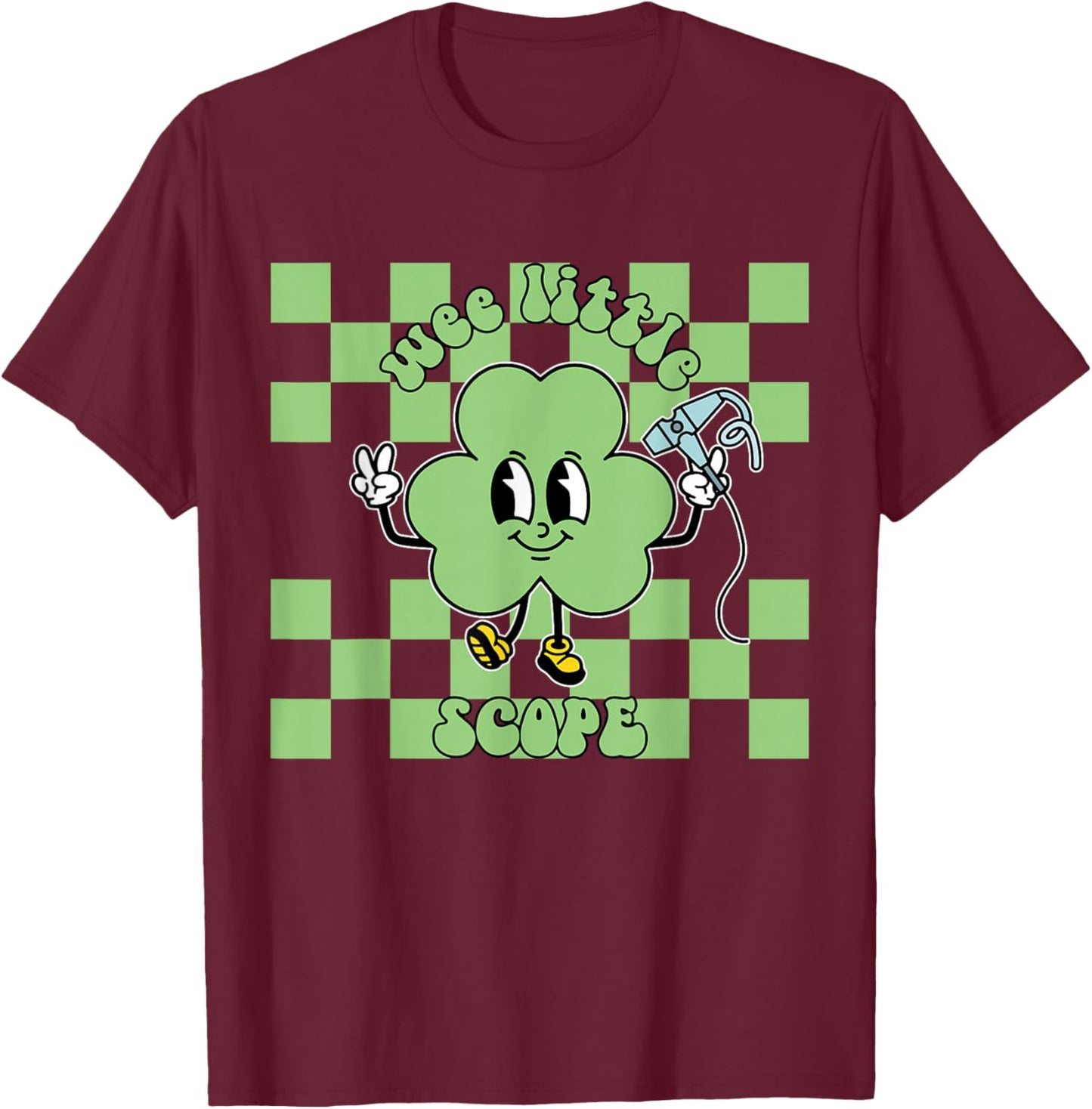 Gastrointestinal Nurse St Patrick's Day GI Nurse Endo Squad T-Shirt - T-Shirt | Maroon
