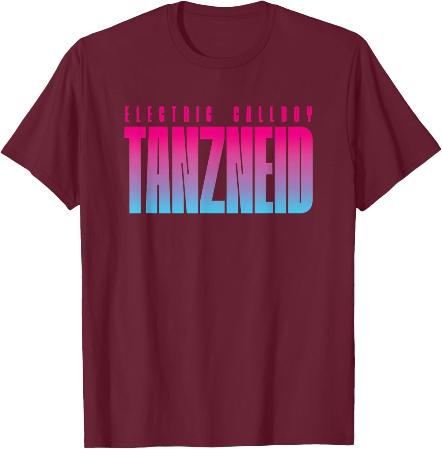 DANZNEID - Official Merch T-Shirt - T-Shirt | Maroon