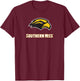 University of Southern Mississippi Golden Eagles Primary T-Shirt - T-Shirt | Maroon