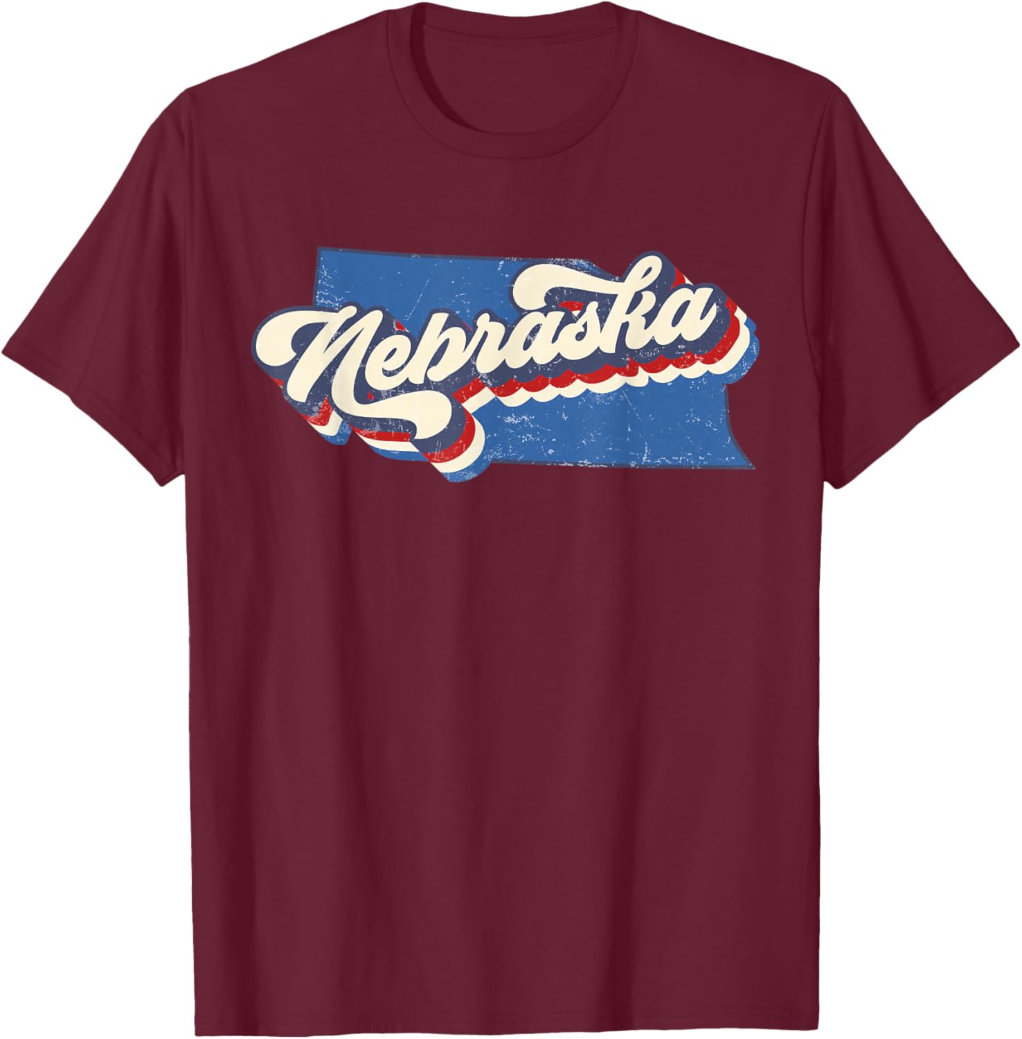 Nebraska T-Shirt - T-Shirt | Maroon