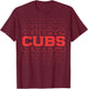 Vintage Cubs Name Personalized Retro Women Kid T-Shirt - T-Shirt | Maroon