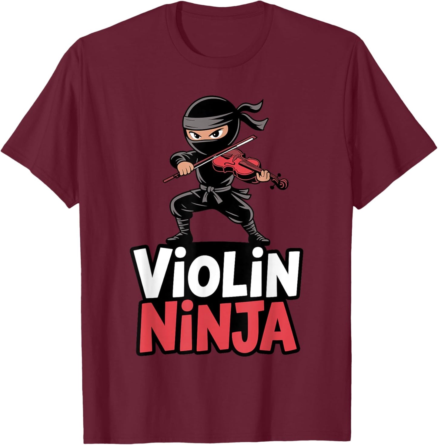 Cool Violin Art Women Violinist Violin Player Violin T-Shirt - T-Shirt | Maroon