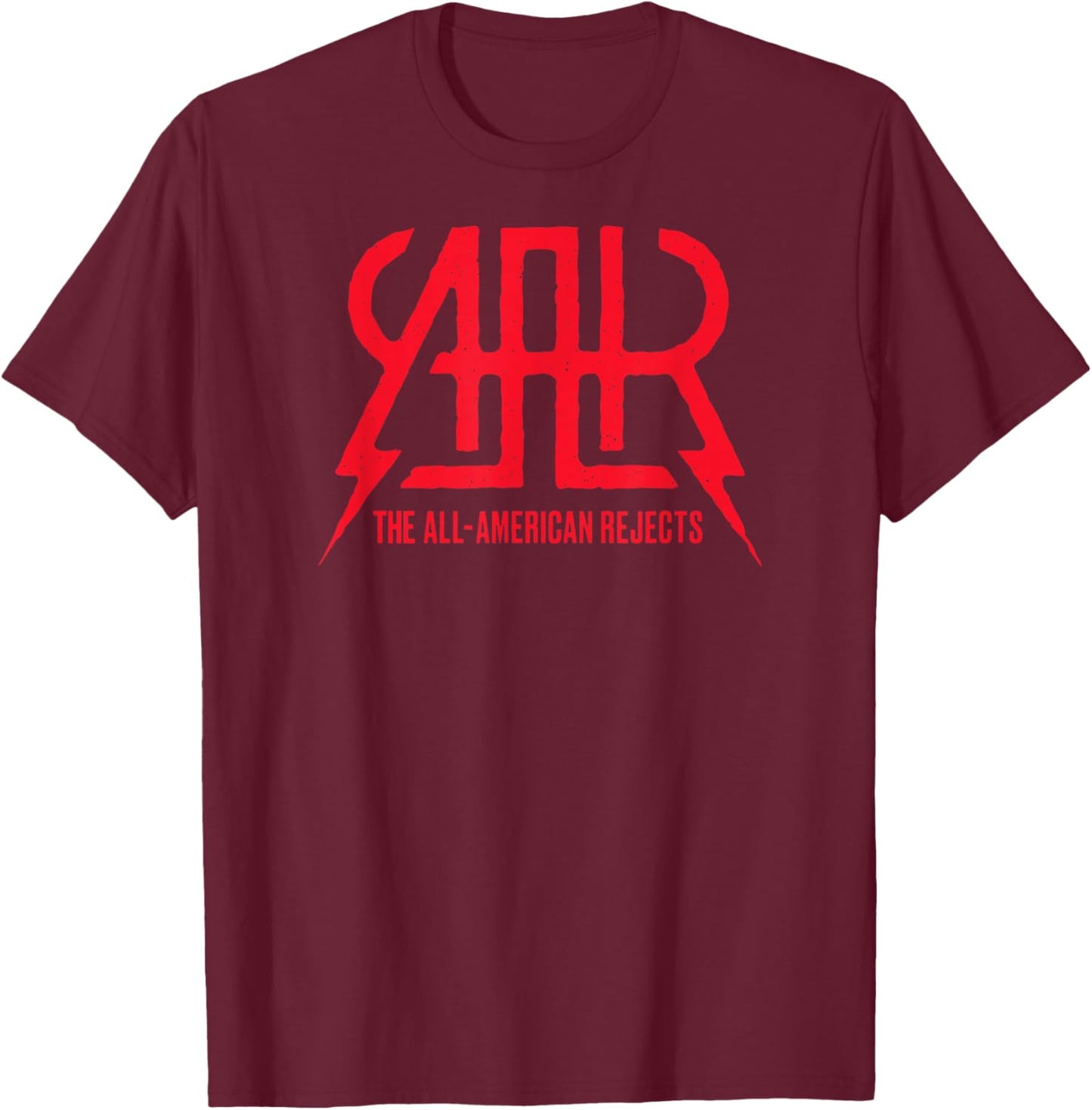 All American Rejects - Logo - Official Merchandise T-Shirt - T-Shirt | Maroon