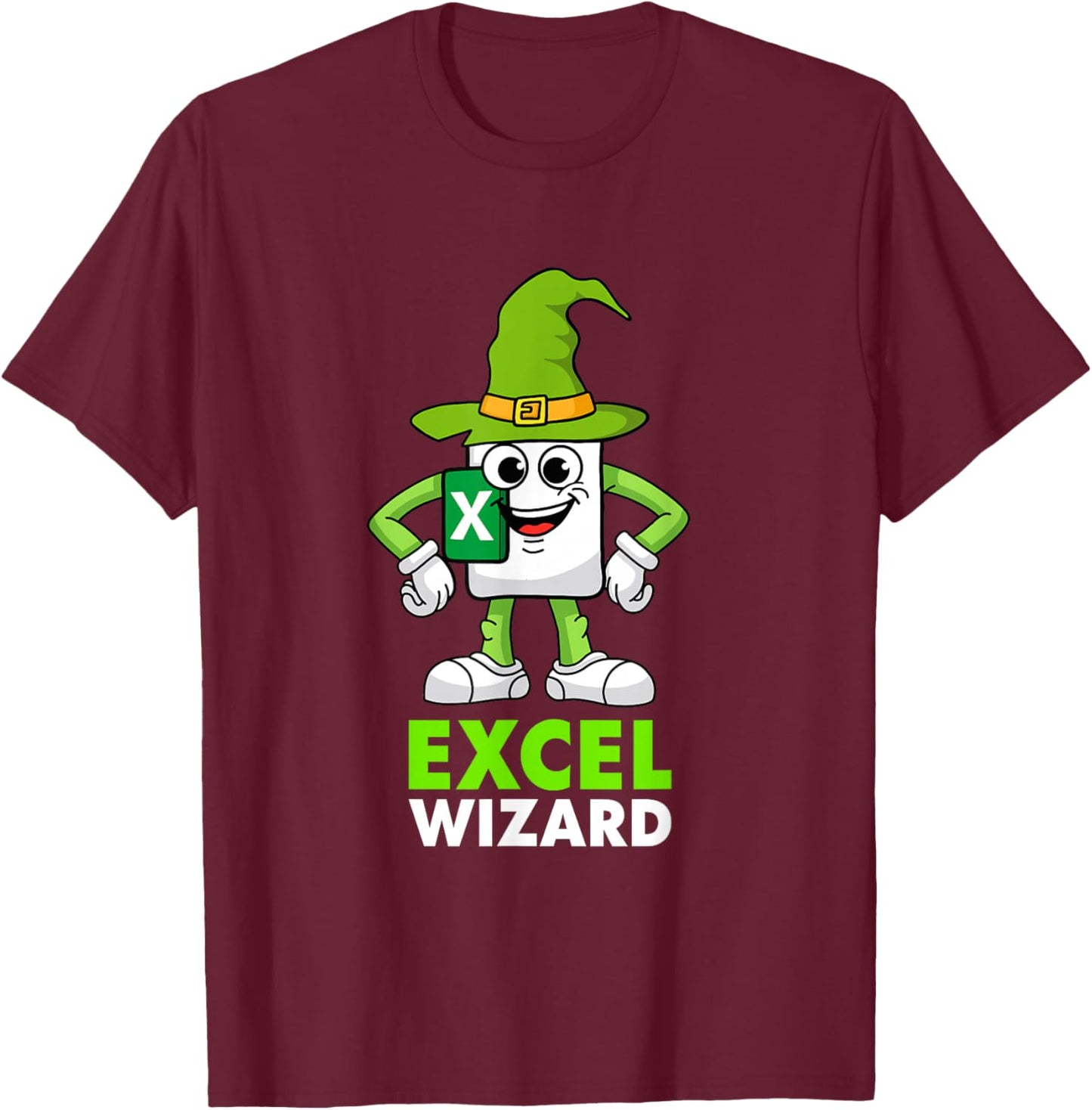 Excel Coworker Birthday Employee Farewell Goodbye Men Women T-Shirt - T-Shirt | Maroon