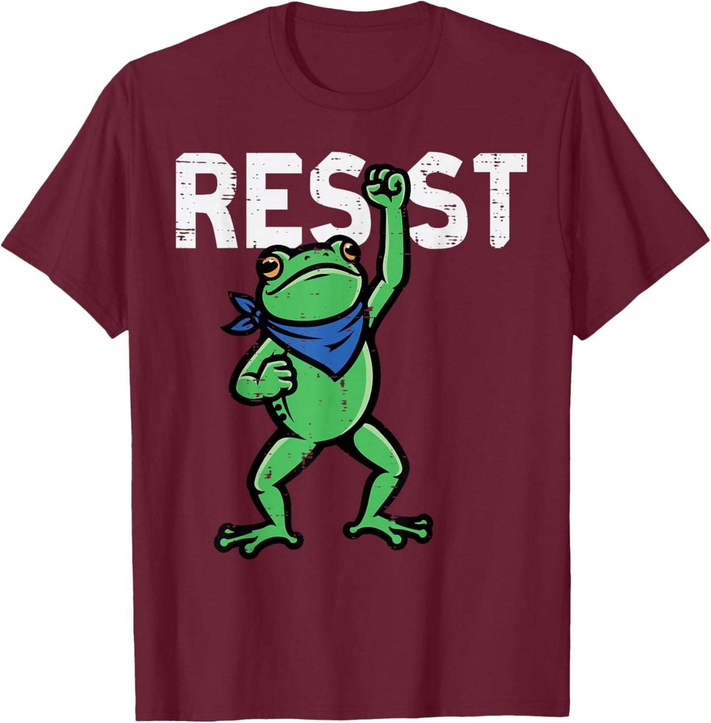 Resist Protest Frog Fist Equality Civil Rights Women Men Kid T-Shirt - T-Shirt | Maroon