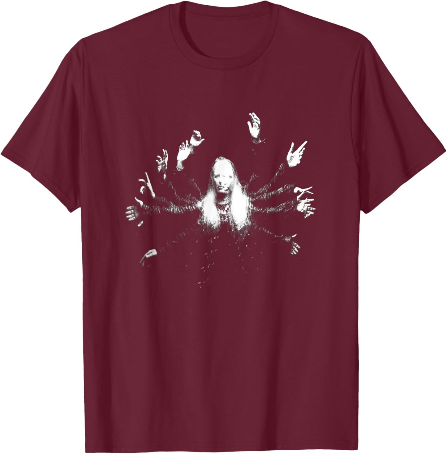 Jerry Cantrell Multi Creature T-Shirt - T-Shirt | Maroon