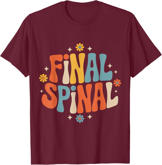 Final Spinal Cancer Awareness Strong T-Shirt - T-Shirt | Maroon