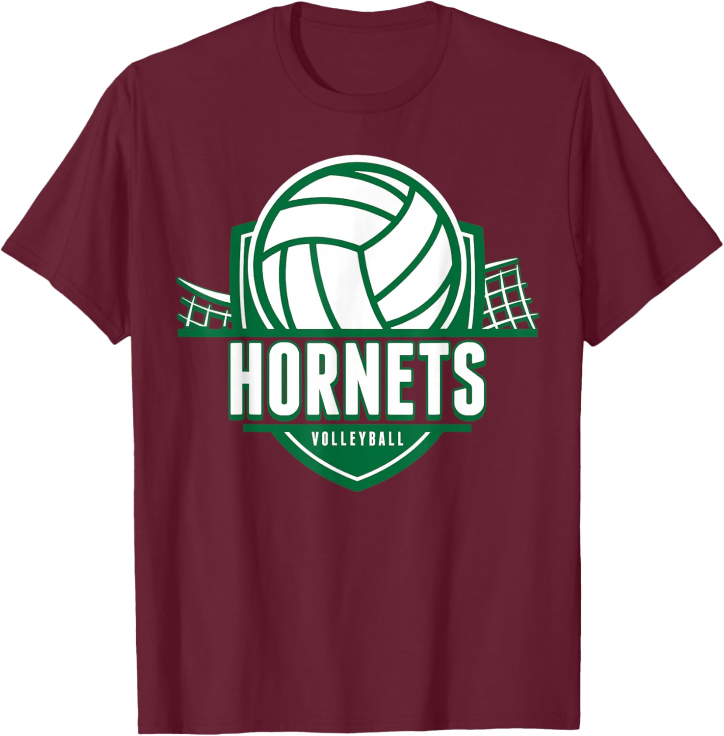 Hornets Volleyball Back to School Spirit G T-Shirt - T-Shirt | Maroon