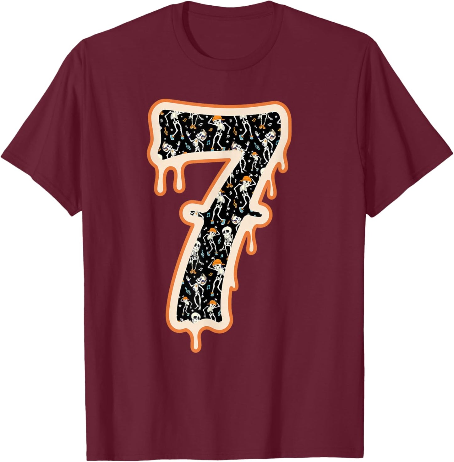 Six Seven Meme 6 7 Halloween Costume Couple Men Women T-Shirt - T-Shirt | Maroon