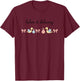 Nurse Labor & Delivery Nurse Storks & Bows T-Shirt - T-Shirt | Maroon