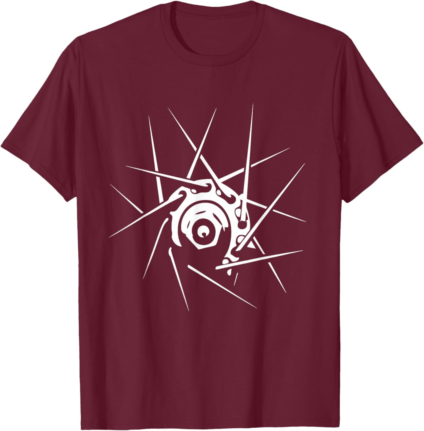 Bicycle Spokes Hub Cycling Wheel Art Men Women Kids T-Shirt - T-Shirt | Maroon