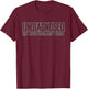 Undiagnosed but Something Ain't Right Distressed Funny T-Shirt - T-Shirt | Maroon