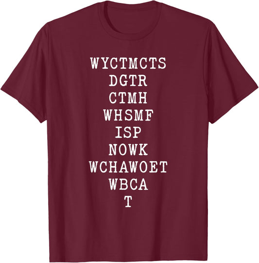 Will You Come to My Cottage This Summer T-Shirt - T-Shirt | Maroon