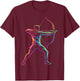 Archery Player Men Kids Boys T-Shirt - T-Shirt | Maroon