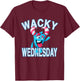 Wacky Wednesday Kids and Teachers | Mismatch Day Spirit Week T-Shirt - T-Shirt | Maroon