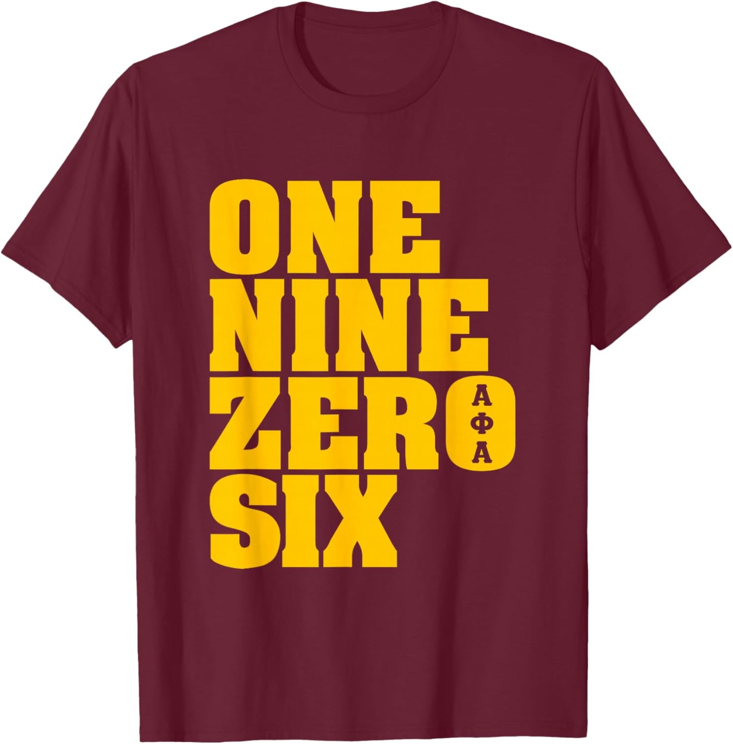 Alpha African 1906 Fraternity Matching T-Shirt - T-Shirt | Maroon