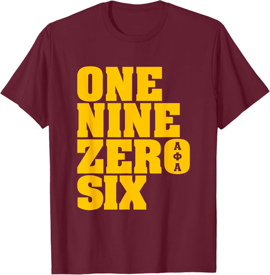 Alpha African 1906 Fraternity Matching T-Shirt - T-Shirt | Maroon