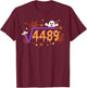 67 Halloween Drip Meme Square Root 4489 Math Ghost Boo T-Shirt - T-Shirt | Maroon