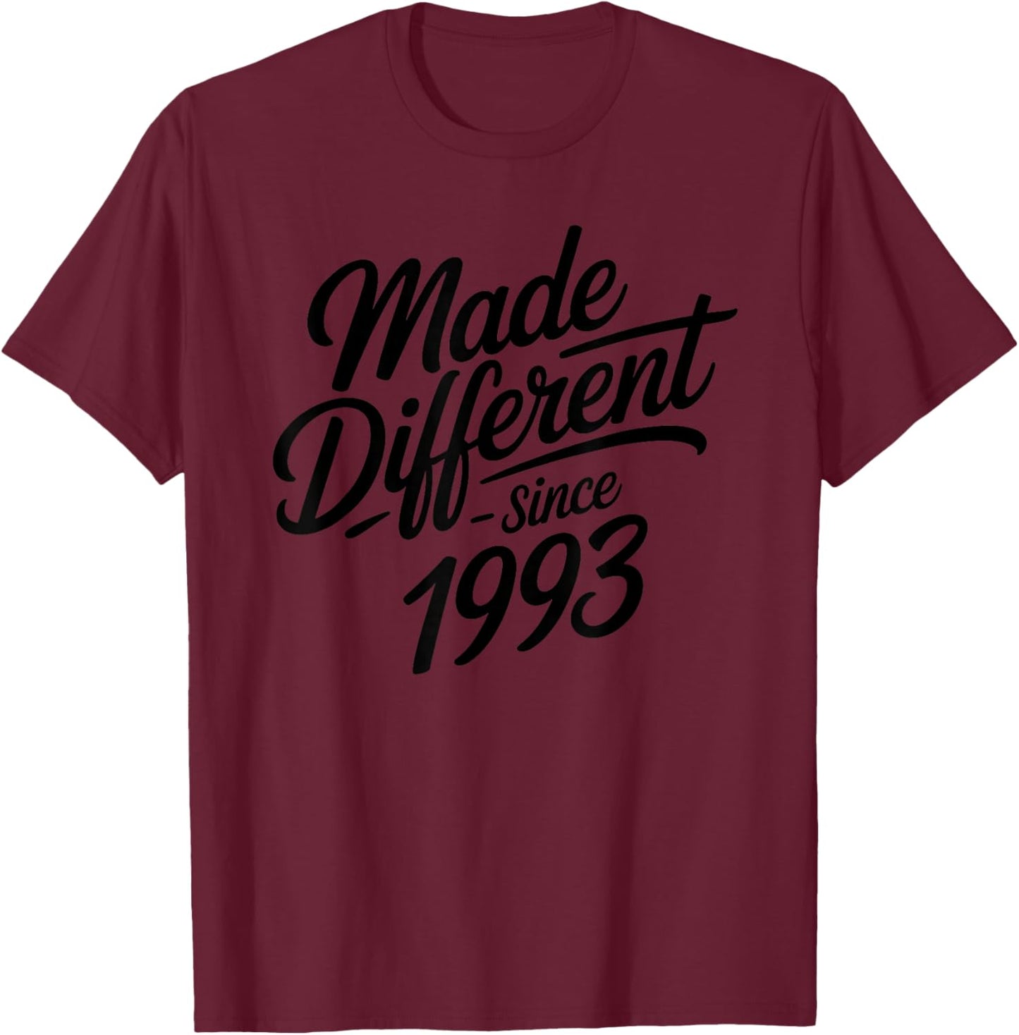 Vintage Birthday Design Since 1993 Retro Style Classic T-Shirt - T-Shirt | Maroon