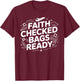 Rapture Ready Second Coming Christian Bible Prophecy T-Shirt - T-Shirt | Maroon