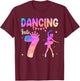 7 Years Old Ballet Dancer 7th Birthday Ballerina Party T-Shirt - T-Shirt | Maroon