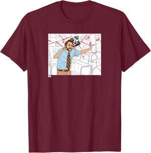 It's Always Sunny Charlie Board Pepe Silvia Conspiracy Meme T-Shirt - T-Shirt | Maroon
