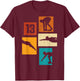 13th Birthday Swimmer Swimming 13 Year Old Boy T-Shirt - T-Shirt | Maroon
