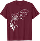 Dandelion Lung Cancer Awareness White Ribbon Support T-Shirt - T-Shirt | Maroon