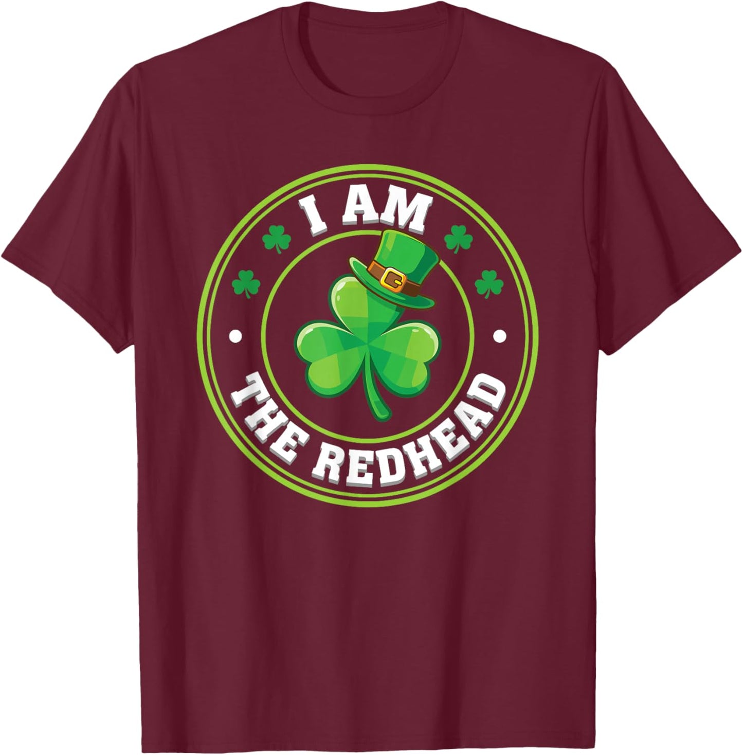 Funny Dibs On The Redhead I Am The Redhead Women Men Kids T-Shirt - T-Shirt | Maroon