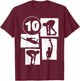 10th Birthday Swimmer Swimming 10 Year Old Boy T-Shirt - T-Shirt | Maroon