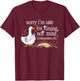 Sorry I'm Late His Timing Not Mine Bible Verse Christian T-Shirt - T-Shirt | Maroon