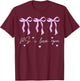 PS I Love You Day Valentine's Day Purple Heart Women Men Kid T-Shirt - T-Shirt | Maroon