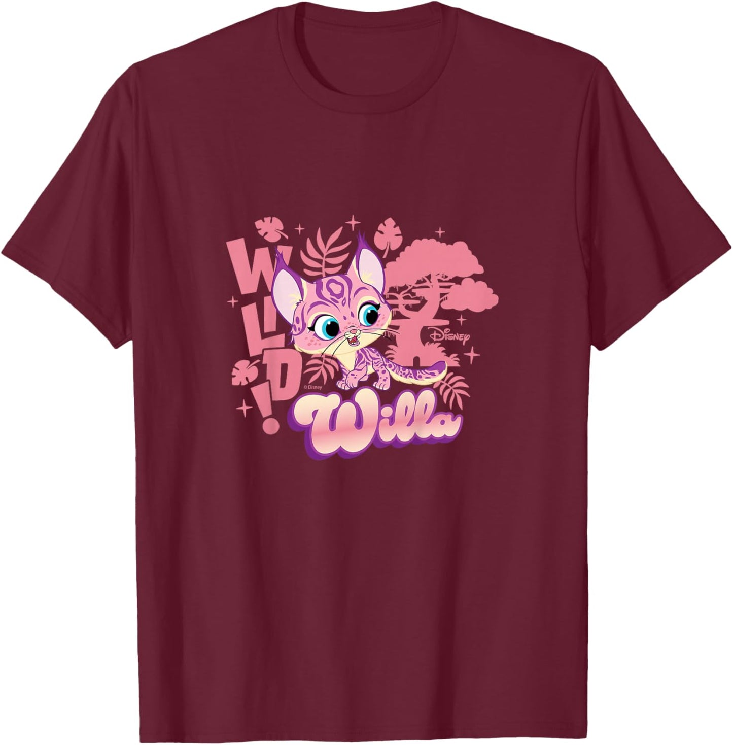 SuperKitties - Willa - Wild T-Shirt - T-Shirt | Maroon